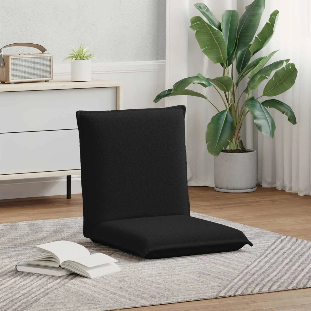 Sedia da Pavimento Nero 54 x 64 x 59 cm 42028116