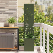 vidaXL Schermo per privacy in giardino Oliver verde 32 x 140 cm