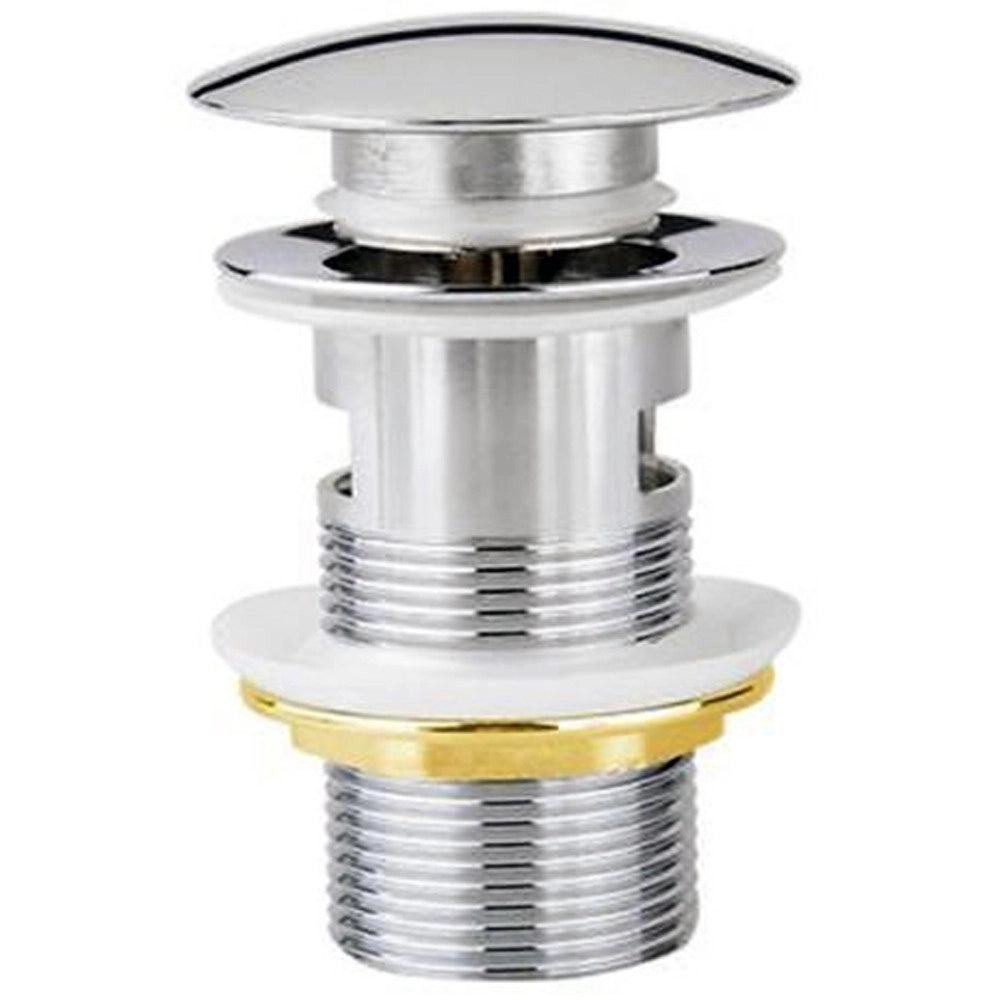 Trade Shop - Piletta Universale Miscelatore Lavabo Bide Click Clack Tappo Pilette Vasca Bagno -