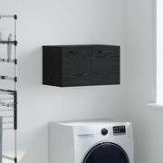 Mobiletto a muro Rovere Nero 60 x 36,5 x 35 cm