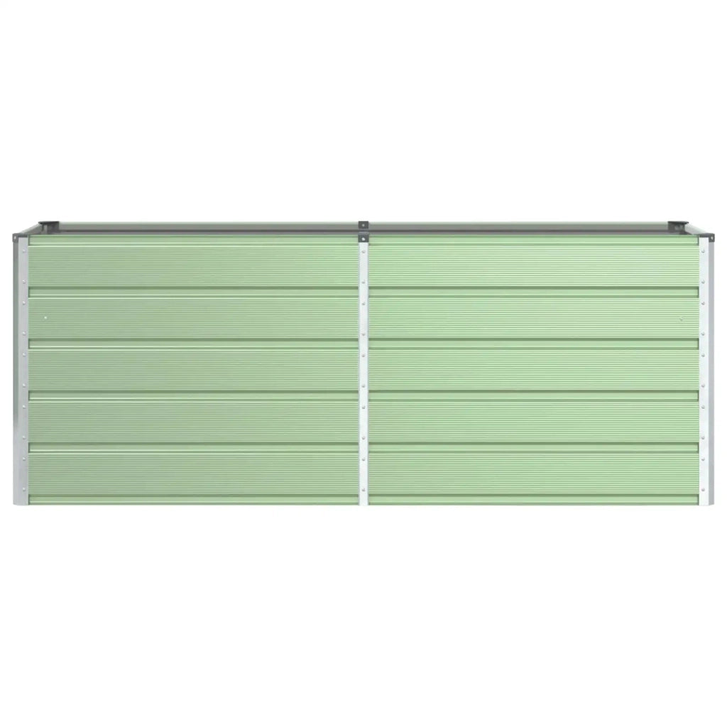 Fioriera Verde Pastello 195 x 50 x 77 cm Acciaio zincato