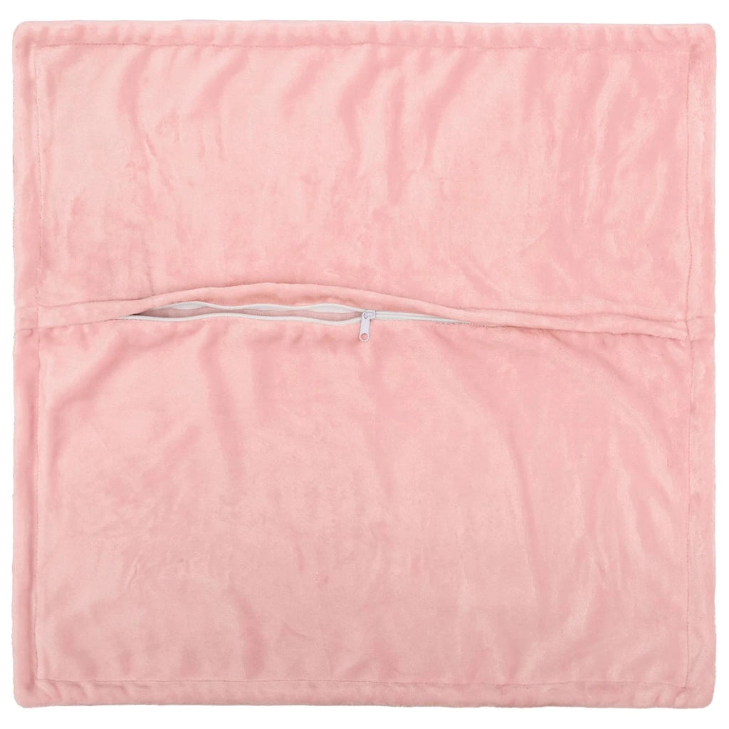 Federa 6 pcs HOUTEN Rosa 55 x 55 cm Flanella 920590
