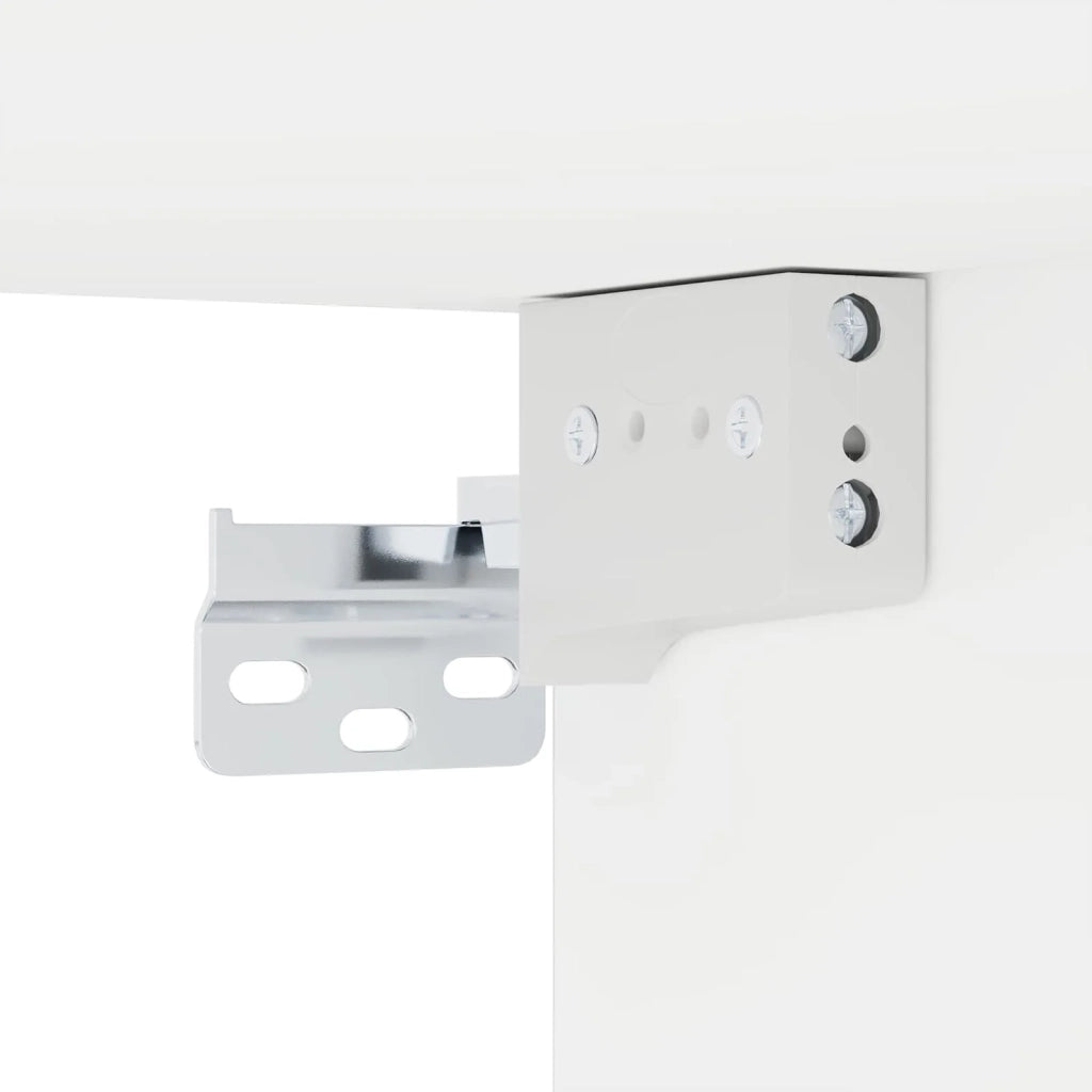Armadietto per letto 2 pz Bianco 29 x 31,5 x 49 cm CFW6544498