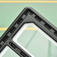 Canestro Basket per Adulti con Altezza Regolabile 302-352cm, Struttura in Acciaio, PE e PVC, Nero