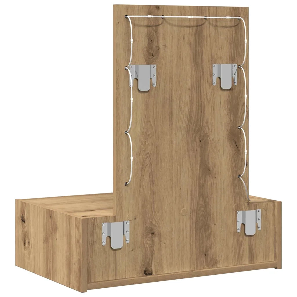 Tavolo da Trucco Marrone 60 x 40 x 70 cm Legno ingegnerizzato 865225