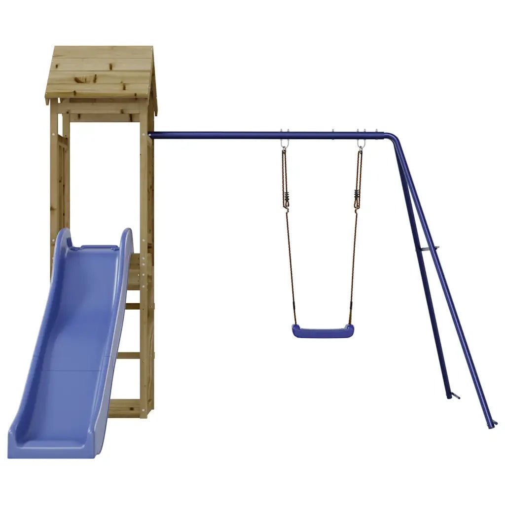 Set da Gioco da Esterno in Legno di Pino Impregnato 3155821
