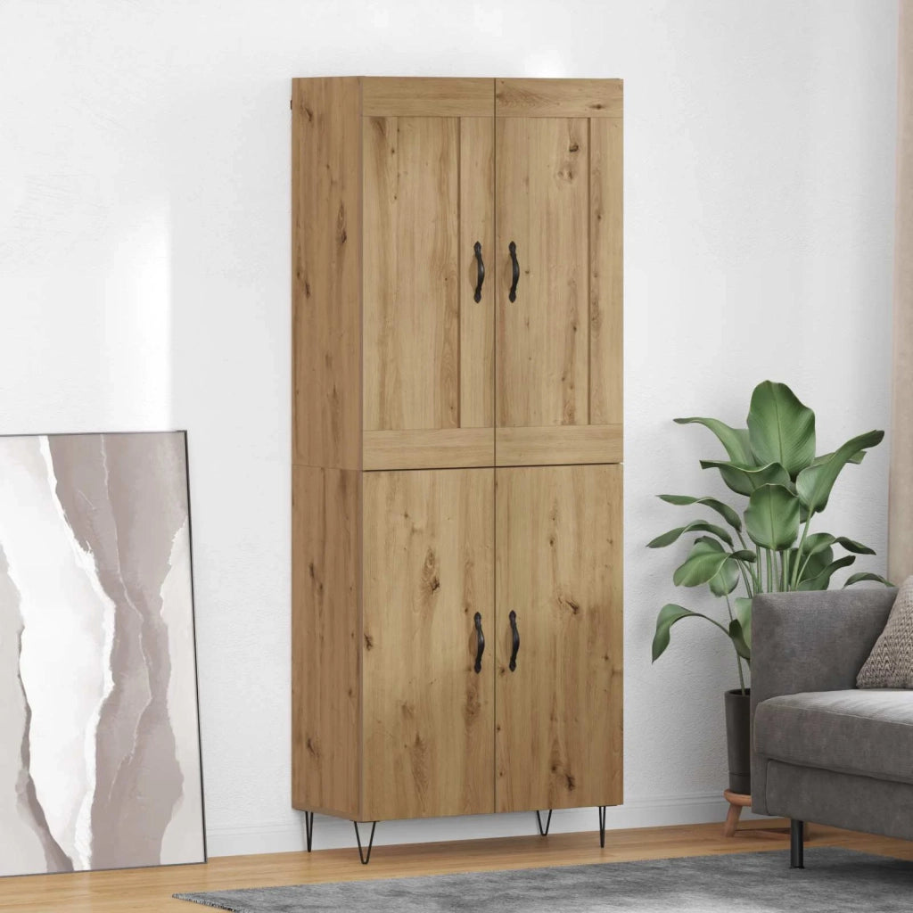 Credenza-Buffet-Armadio da cucina Rovere artigianale 69,5 x 34 x 180 cm 200609
