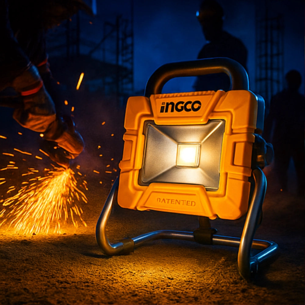 Faretto led da lavoro portatile a batteria 20v nudo 1800 lumen