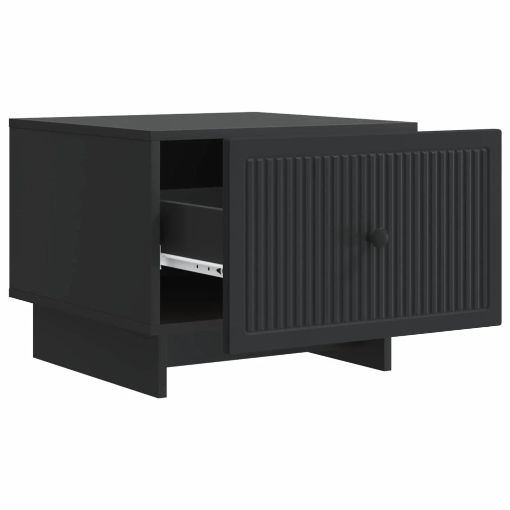 Tavolino da salotto Nero 49 x 50 x 40 cm Legno ingegnerizzato