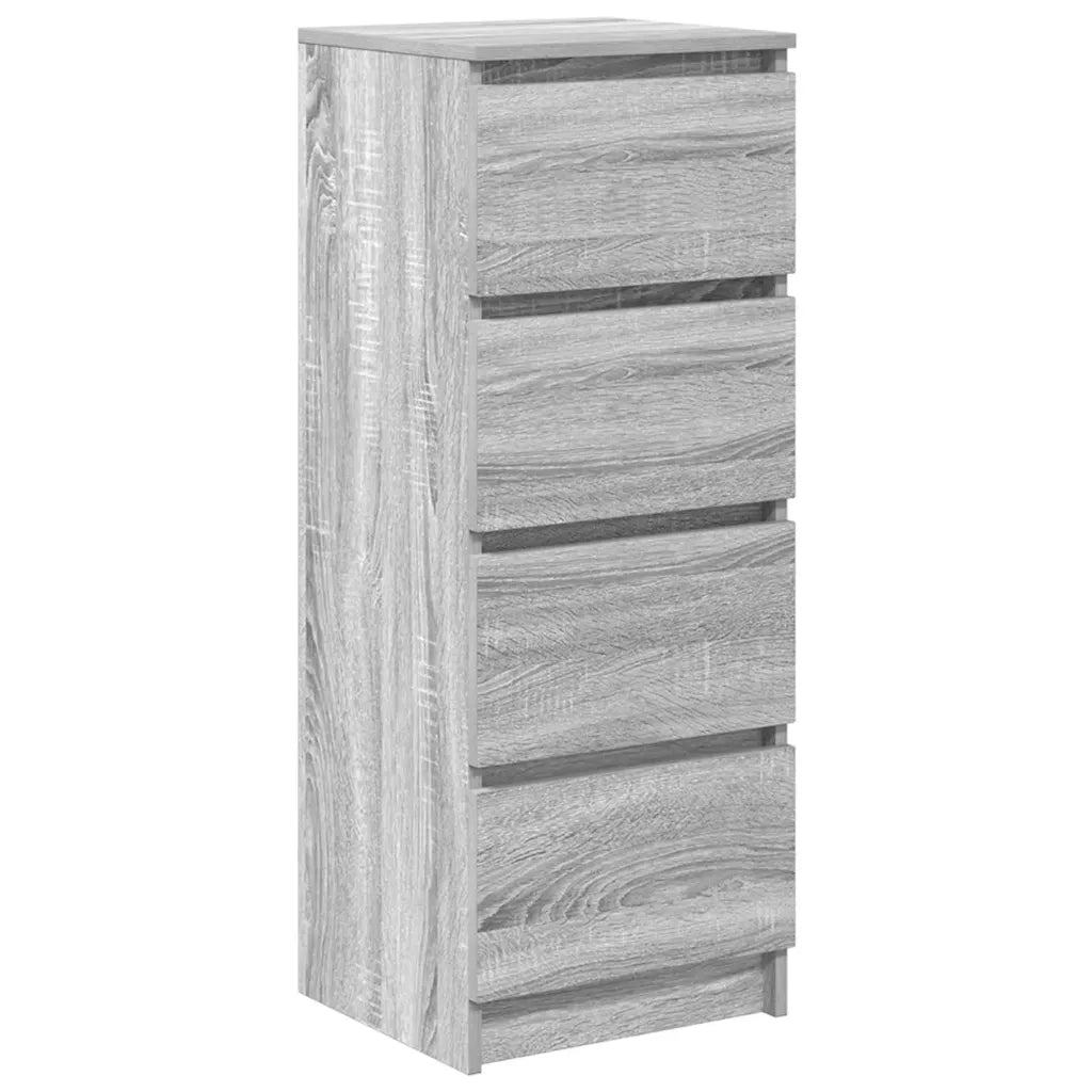 Credenza Grigio Sonoma 37,5x35x99 cm in Legno Multistrato 861702