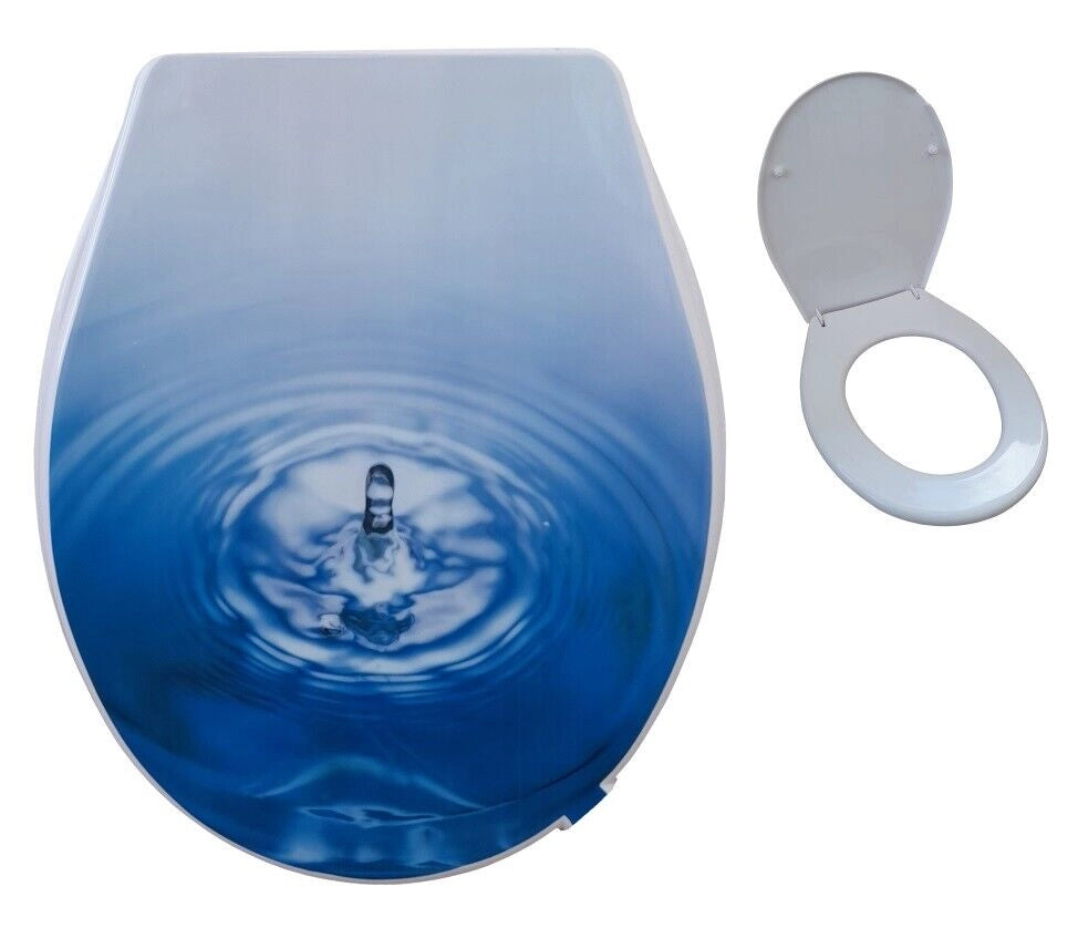 Sedile copriwater universale per bagno copri WC in plastica 44x36.5cm Art. 69010