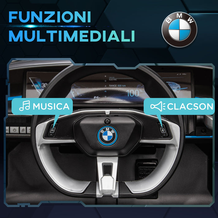 Macchina Elettrica per Bambini 12V con Licenza BMW I4 Nera