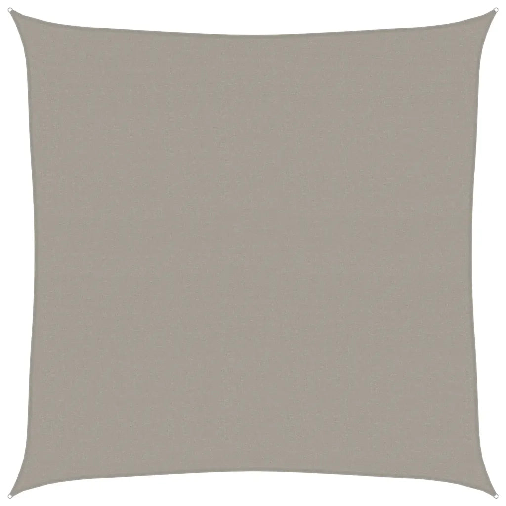 Vela Parasole 160 g/mÂ² Quadrata Grigio Chiaro 4x4 m in HDPE