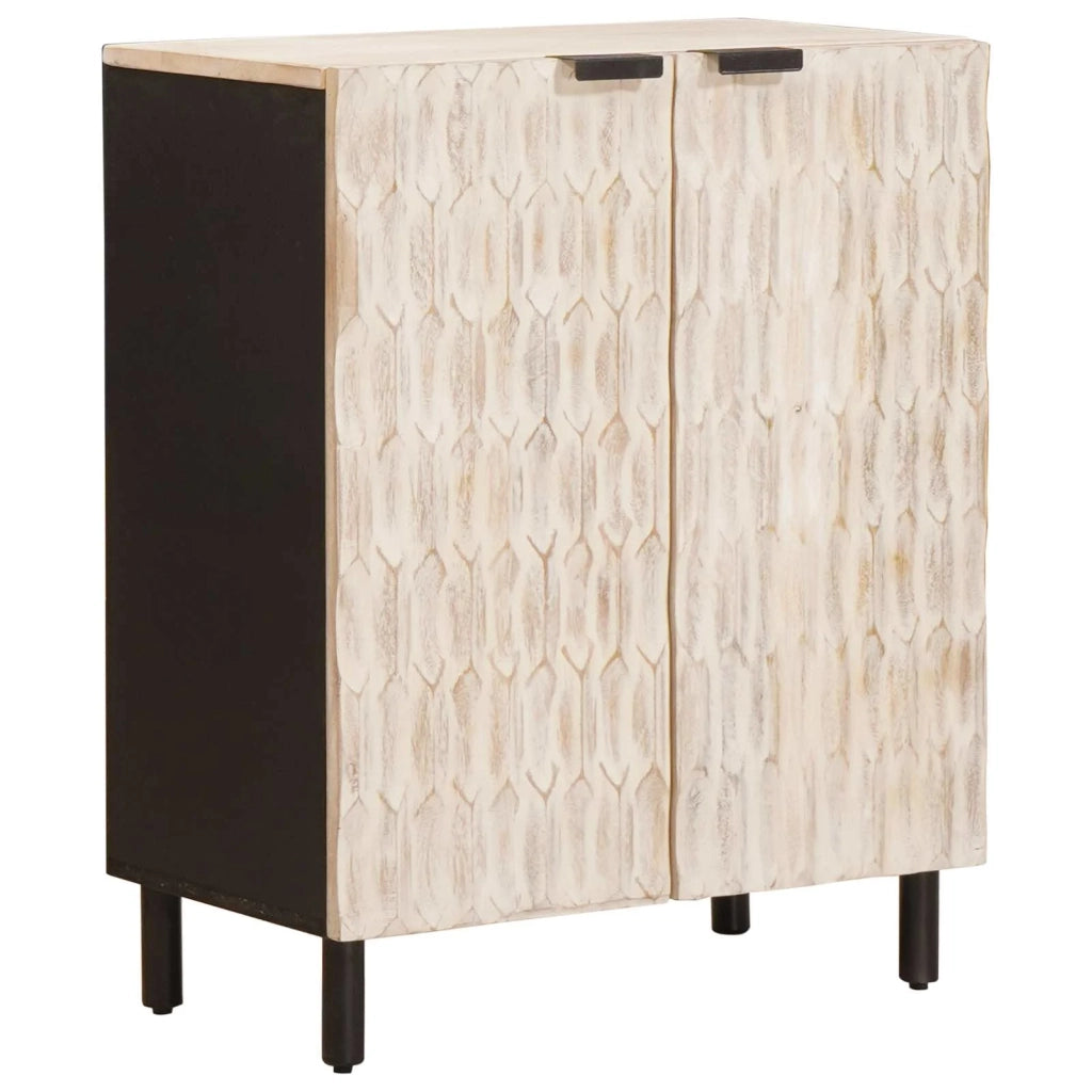 Credenza Finitura Bianco Lavato 60 x 33 x 75 cm 4017866