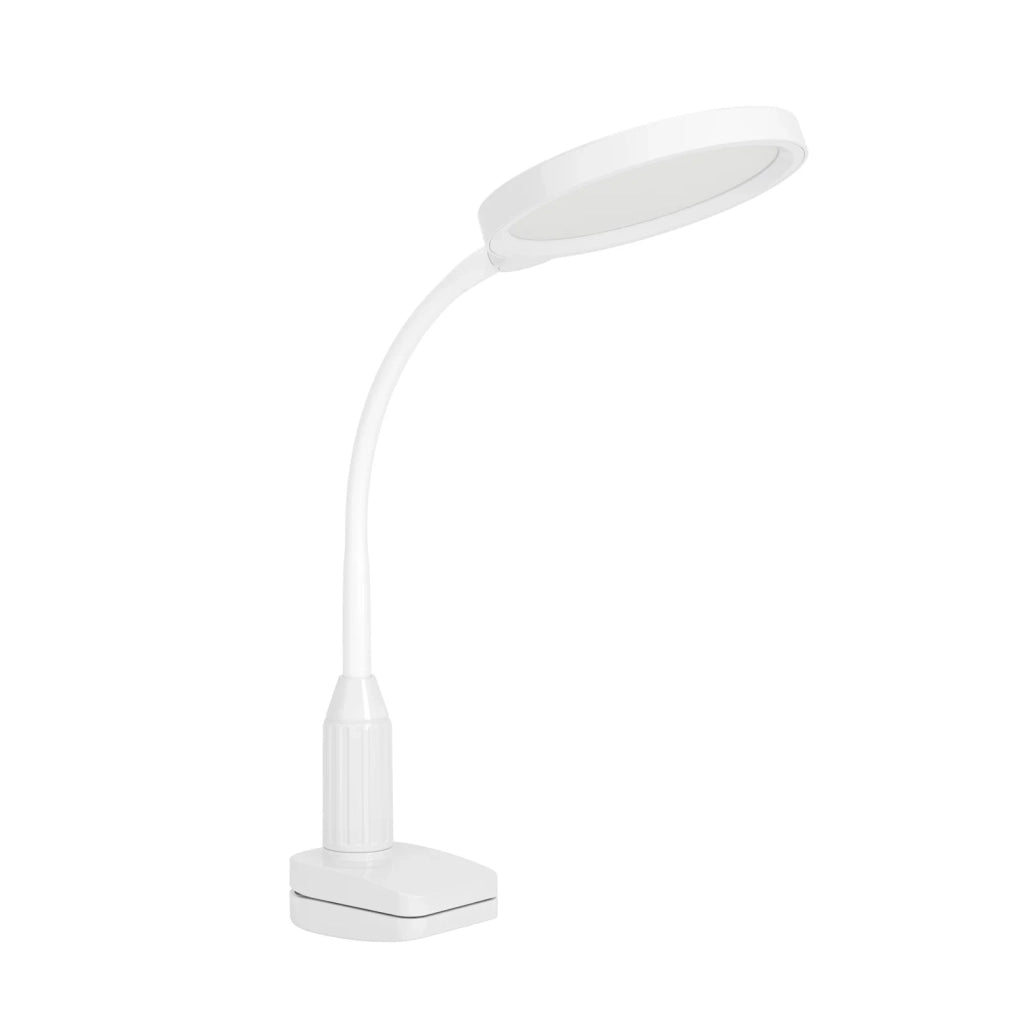 Lampada Scrivania Moderna Lauro Plastiche Bianche Led 5,5W 600Lm Ip20