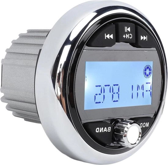 12V Bluetooth Riproduttore MP3 Digitale Media Audio Ricevitore Audio per Stereo Marittimo Jacht Camper Veicoli Tecnici e Nave - Sistema Audio a Radiofrequenza.