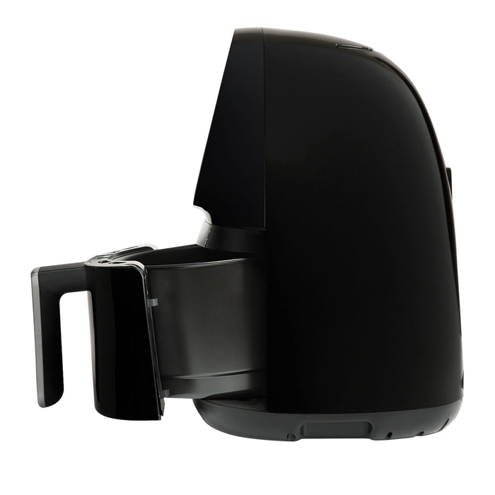 SOGO Friggitrice ad Aria 2L 1000W – Cottura Sana, 80% di Grassi in Meno, Display LED Touch, Timer 60 Min, Temperatura Regolabile 65200°C, Antiaderente