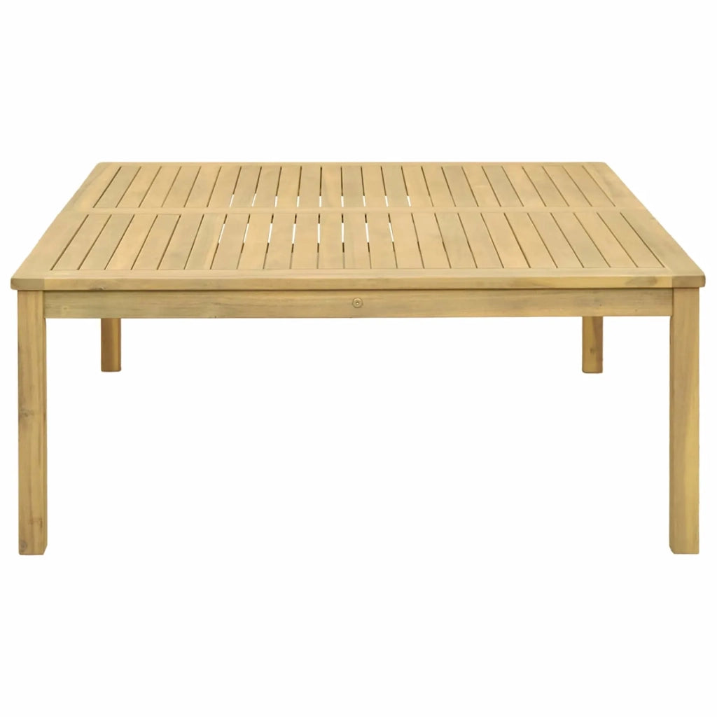 Tavolino da salotto Acacia chiaro 110 x 110 x 45 cm 42026781