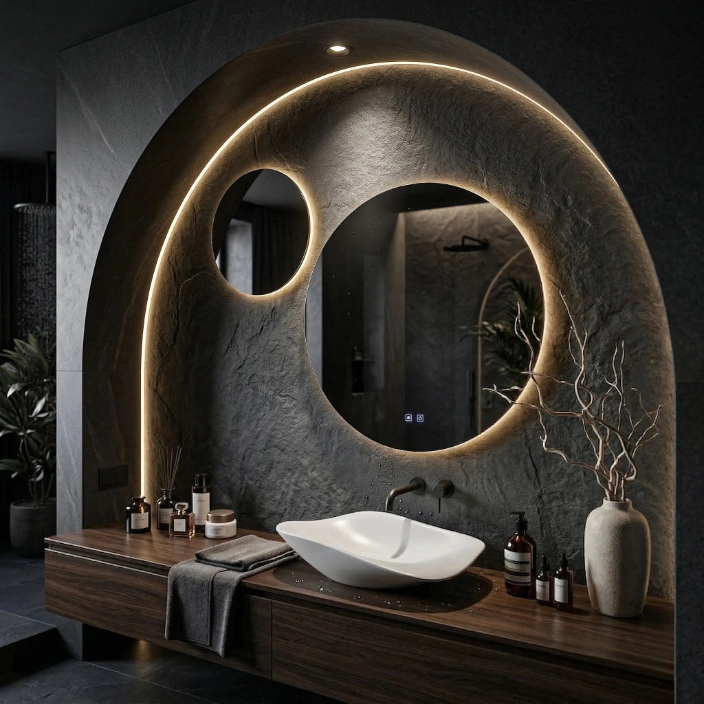 Specchio Led R-9045 90cm + 45cm