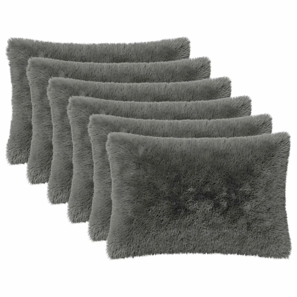 Cuscino con cuscino HEERLEN 2 pz Verde chiaro Fleece PV 924043