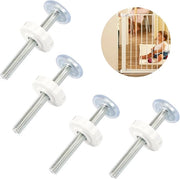 Viti per passeggino - sicure per bambini e animali domestici - 4 pezzi - 90 mm