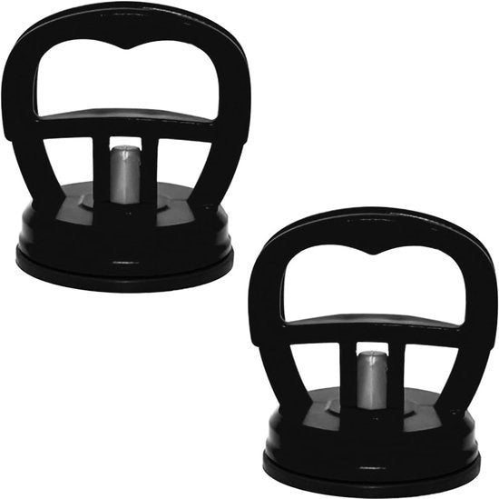 JNNJ 2-pack zuignap per autodeuken, zavorranti lift per autodeuken, zavorranti aspirante lift per il rimozione di deuken (nero)