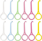 Set di strumenti per rimozione degli aligner - Rimuovi invisibili placche ortodontiche con hilo retentore - Per igiene dentale e cura della bocca cura ortodontica (6 colori)