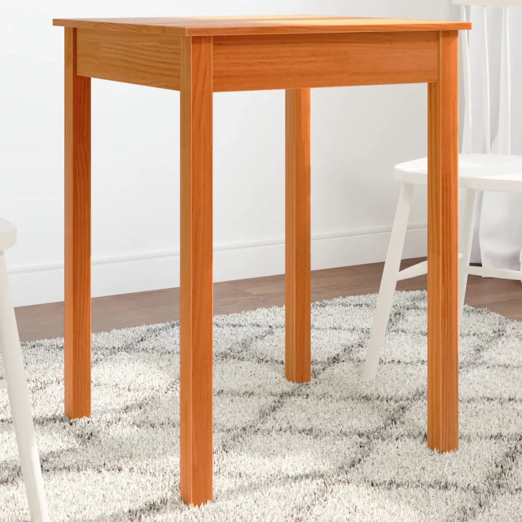 Tavolo da Pranzo Marrone Cera in Legno Massello di Pinocod mxl 87161