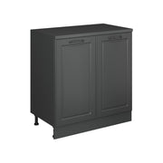 Mobile per mansarda Rion Antracite rustico/Antracite 80 x 83.8 cm senza inclinazione con 2 ante Vicco