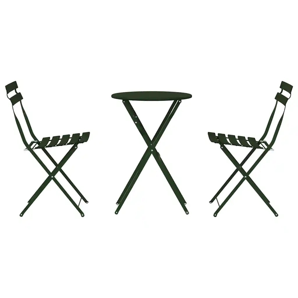 Set Bistro Pieghevole 3 pcs Foresta Acciaio 42002967