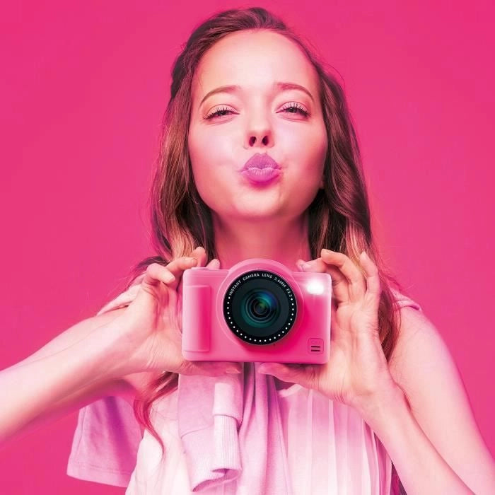 Canal Toys - Photo Creator -Fotocamera digitale pop colore rosa- Con scheda SD da 32 GB inclusa