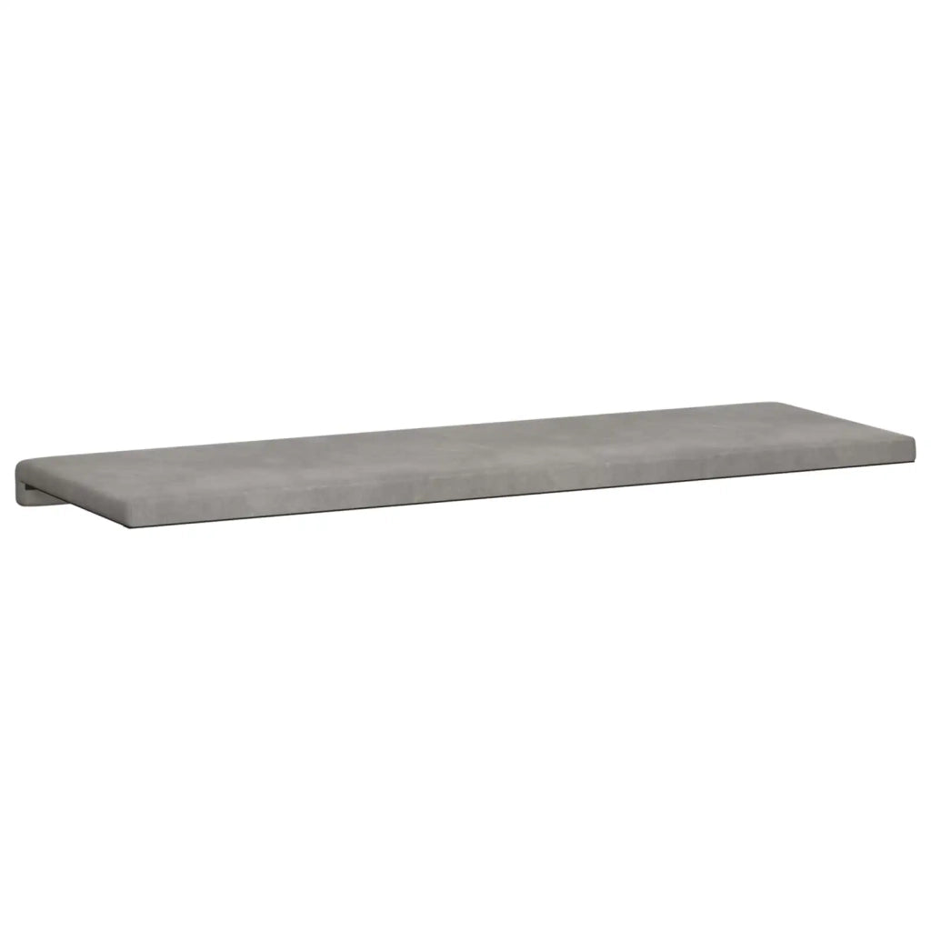 Cuscino per panchina Velluto (V) Grigio Chiaro Profondità 35 cm 42043329