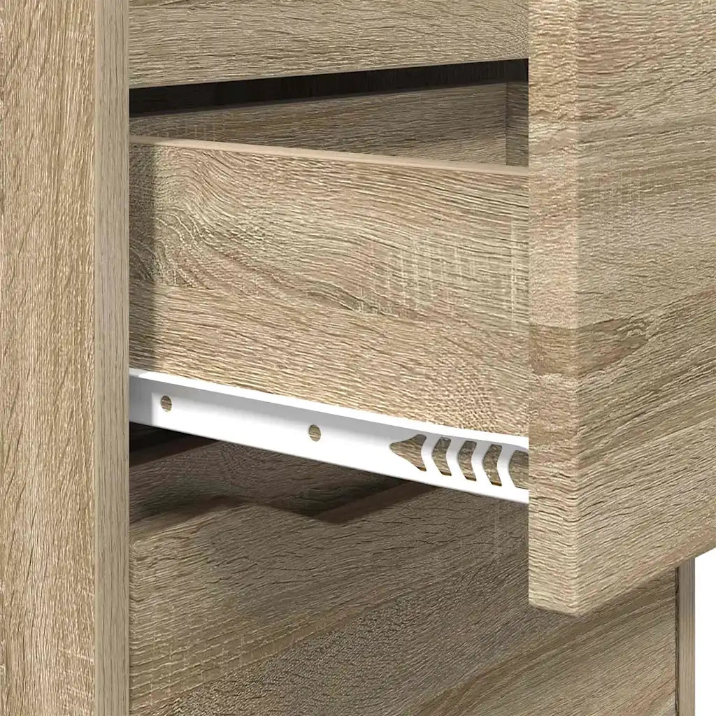 Comodini 2 pcs Rovere Sonoma 40 x 30 x 467 cm Legno multistrato