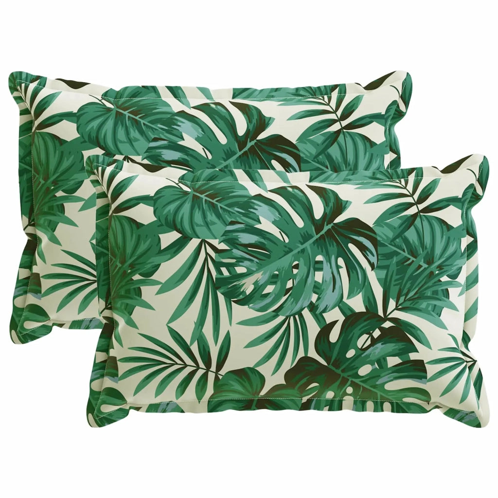 Federa 2 pcs HOUTEN Motivo a Foglie 40 x 60 cm Poliestere 917600