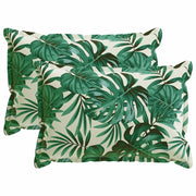 Federa 2 pcs HOUTEN Motivo a Foglie 40 x 60 cm Poliestere 917600