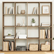 Libreria-Scaffale per Libri-Mobile di Stoccaggio Rovere Artigianale 102x29x143 cm in Legno Multistrato
