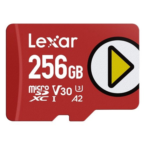 Scheda di memoria lexar lmsplay256g bnsng play red