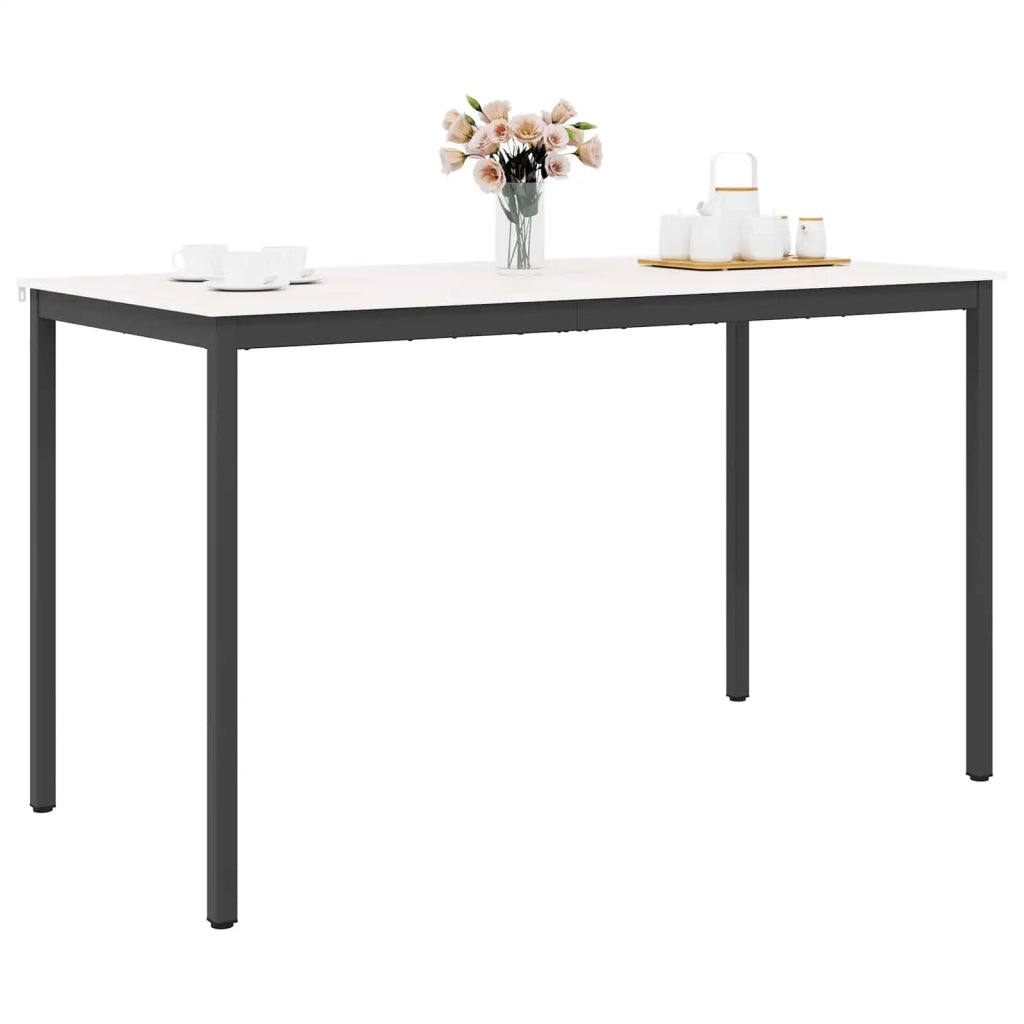 Tavolo da bar Bianco 110 x 55 x 105 cm Pino massello
