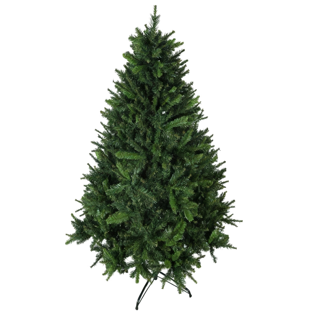 Albero di Natale Artificiale ¨C zephmum ¨C 180 cm, Verde, 2 Sezioni, Base Metallo