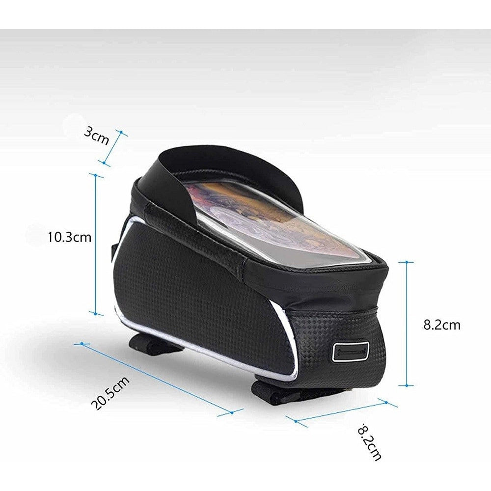 Trade Shop - Borsa Per Manubrio Telaio Anteriore Per Bici Mountain Bike 20,5x8,2x8,2x10,3x3cm -