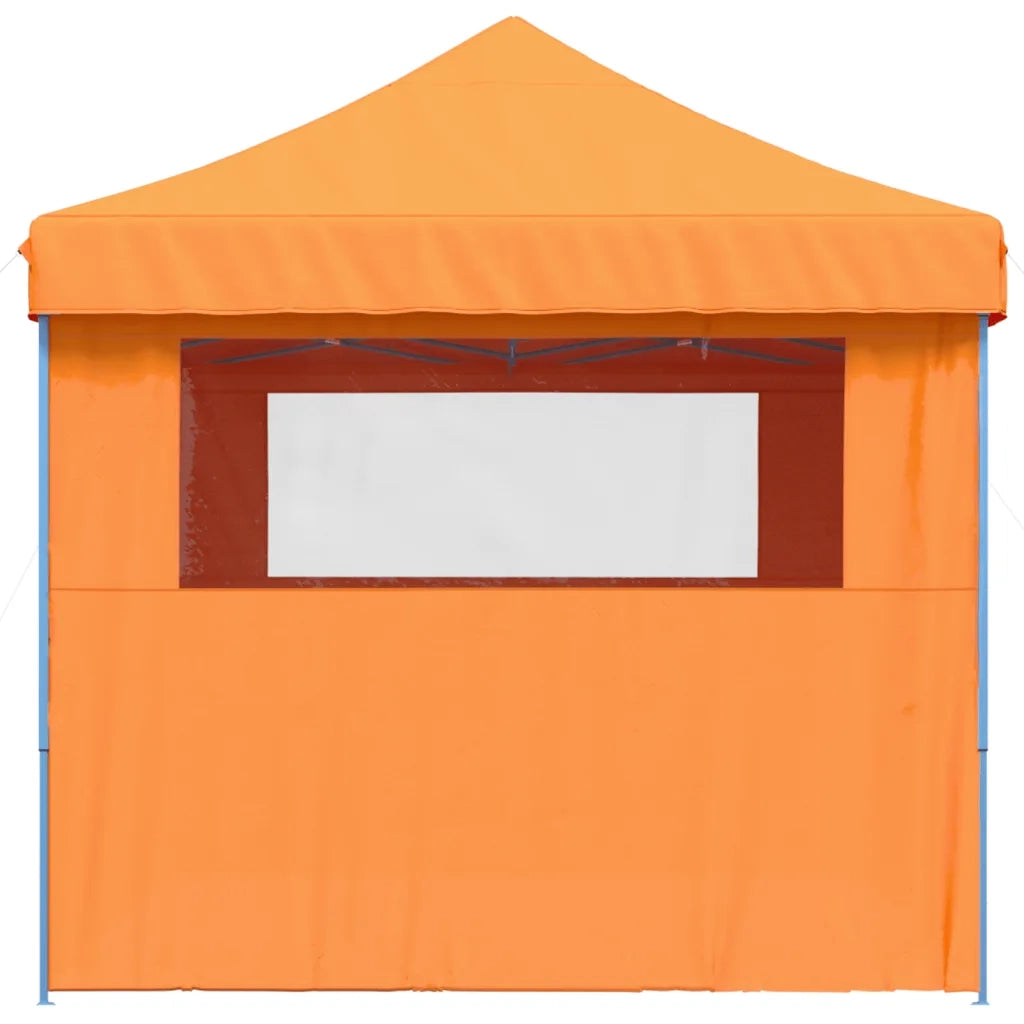 Tendone per Feste Pieghevole Pop-Up con 4 Pareti Arancione 4004977