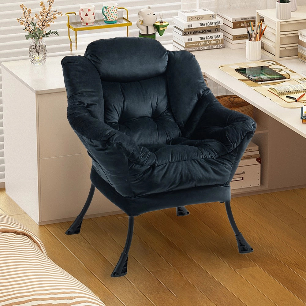 Poltrona Relax con Struttura in Metallo e Tasca Laterale ¨C MINIMAL ¨C Stile Moderno