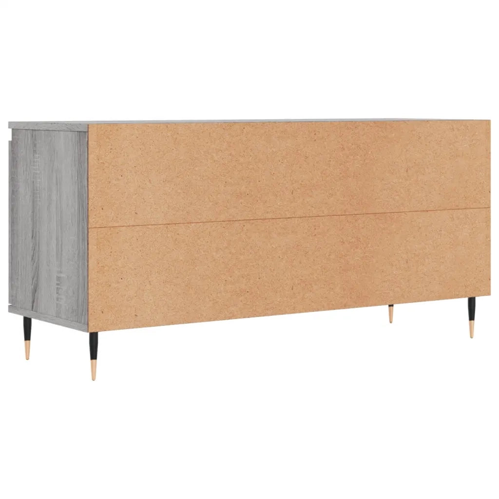vidaXL Mobile Porta TV Grigio Sonoma 104x35x50 cm in Legno Multistrato