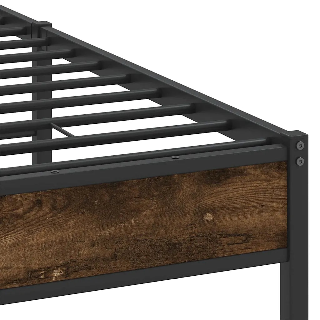 Giroletto senza Materasso Rovere Fumo 137x190 cm in Truciolato 4106889