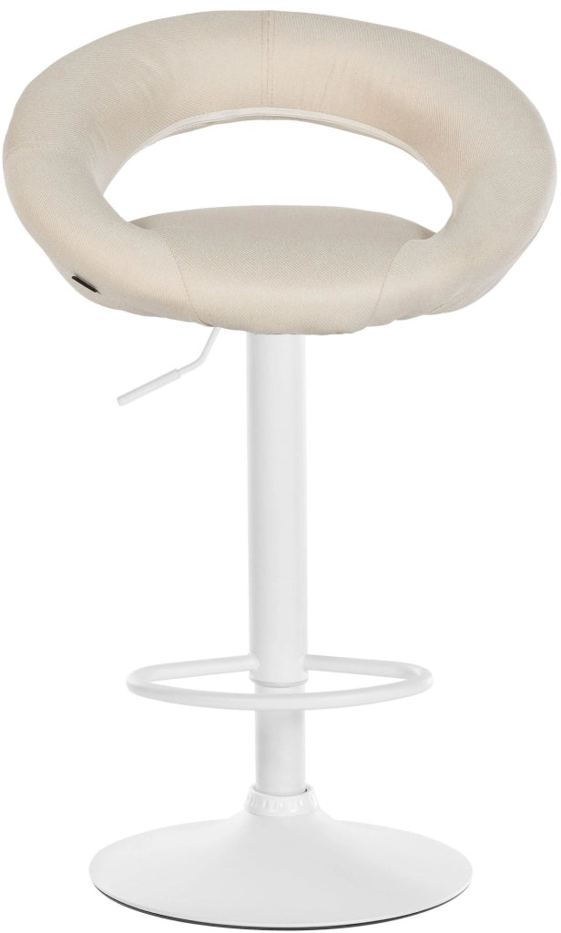 Barhocker Olinda Stoff weiЯ