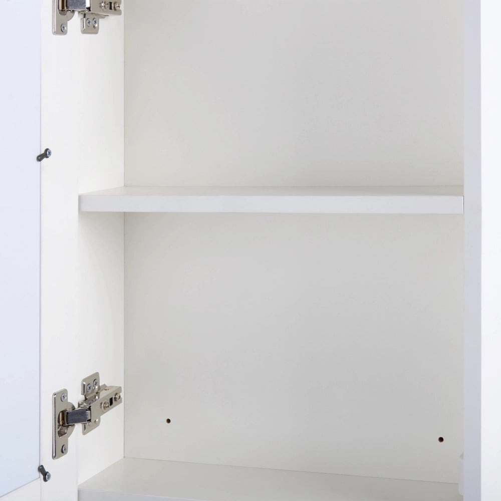 Moderno Armadietto a Muro da Bagno Nero a Specchio 88 x 40 x 35 cm