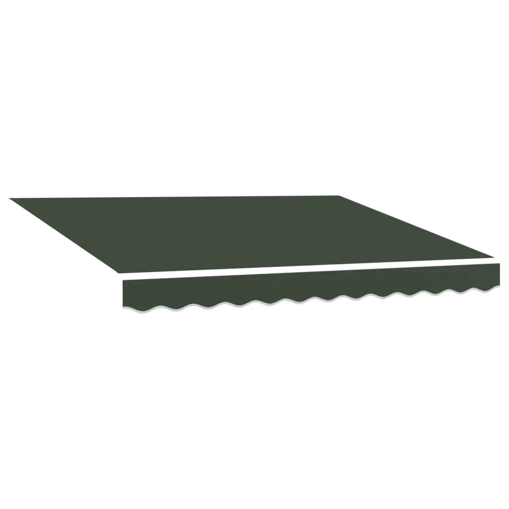 Telo di ricambio per tenda da sole Verde Scuro 4,5 × 3 m 964760