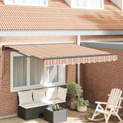 Struttura della tenda-Telaio per tenda da sole Blu e Arancione 300 x 250 cm 196090