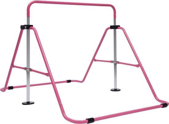 Tirata per Bambini fino a 150Kg, Tirata per Ginnastica, Tirata Orizzontale, Consigliata per Altezze di 70-140cm, Rosa
