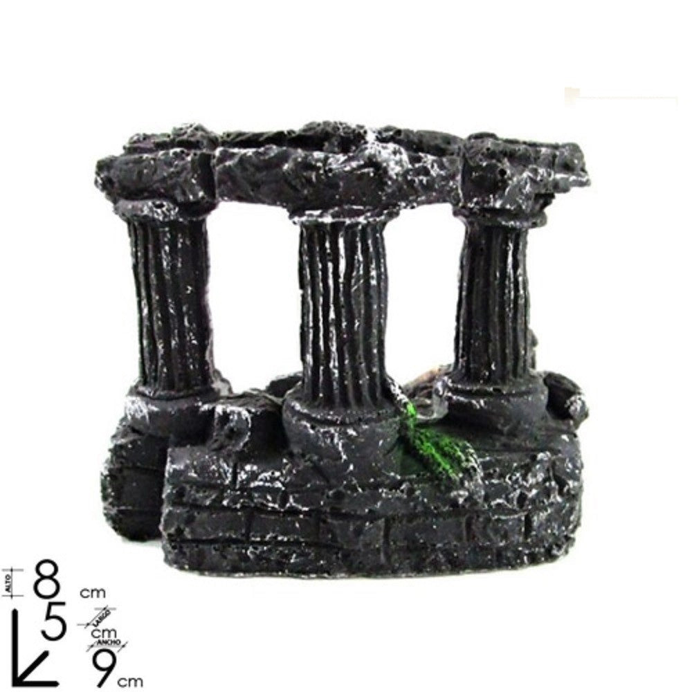 Trade Shop - Figura Decorativa Acquario Colonne Anfore Decorazione Acquari Modelli Assortiti -